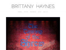 Tablet Screenshot of brittanyhaynes.com